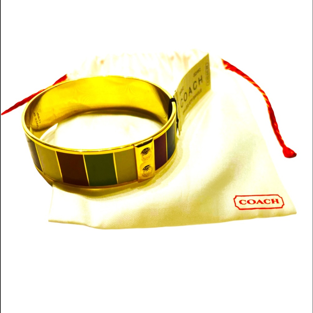 Coach Multicolored Bangle NWT